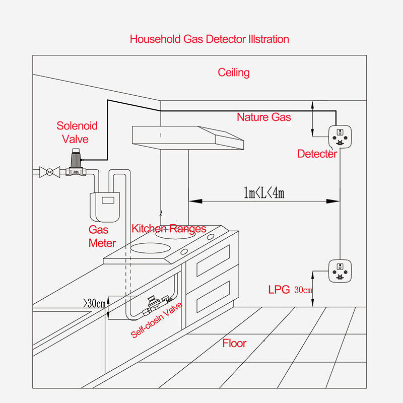 Household Gas Leakage Detection Devices/ Gas Alarm/Combustible Gas Leak Detector